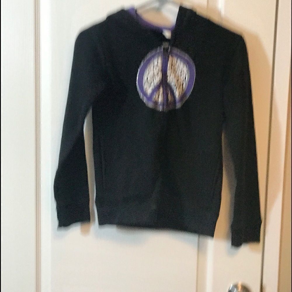 Nevada Girls Large Jacket Purple and Black